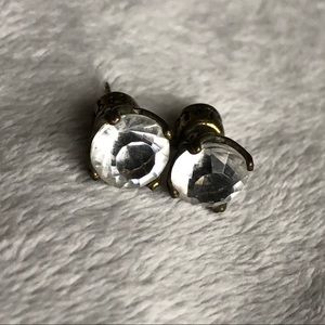 Chloe + Isabel Round Crystal Stud Earrings